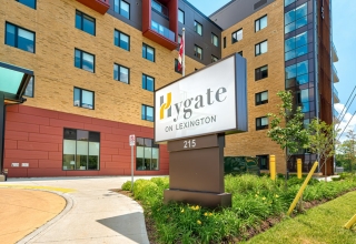 Hygate Exterior with Sign